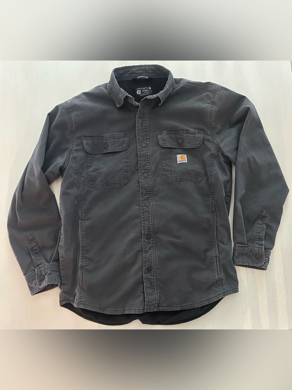 Carhartt Windham Shirt Jac Dark Gray Sz. M